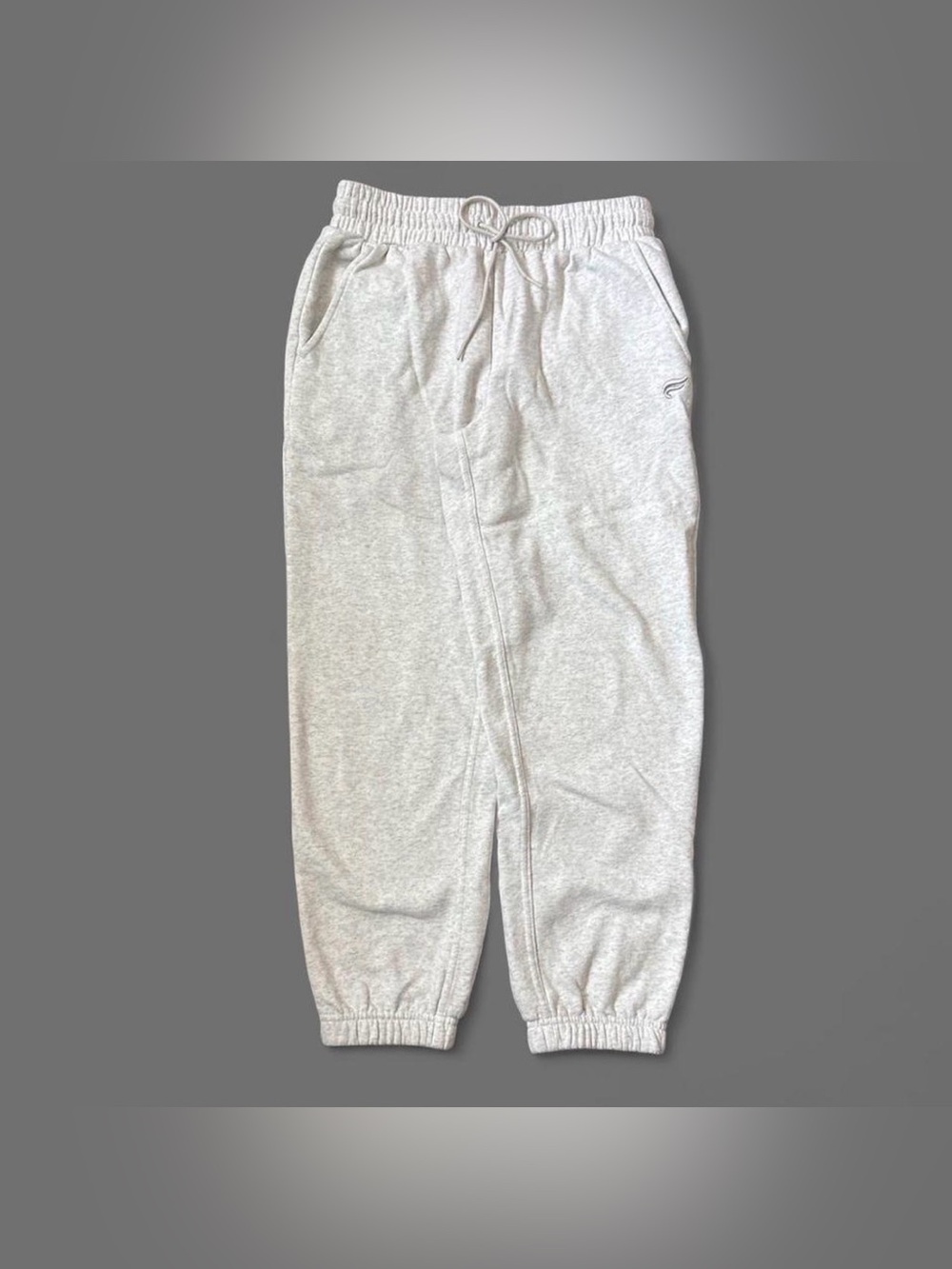 Fabletics Kids Light Heather Gray Jogger Sweatpants